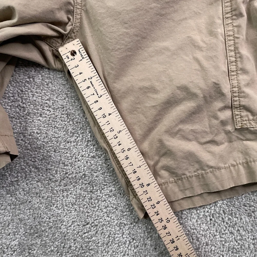 Levis Shorts‎ Mens 36 Tan Khaki Cargo Utility Tactical Ripstop Flap Pockets